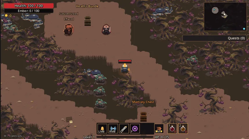 The forest before and after the Roadkeeper falls: after