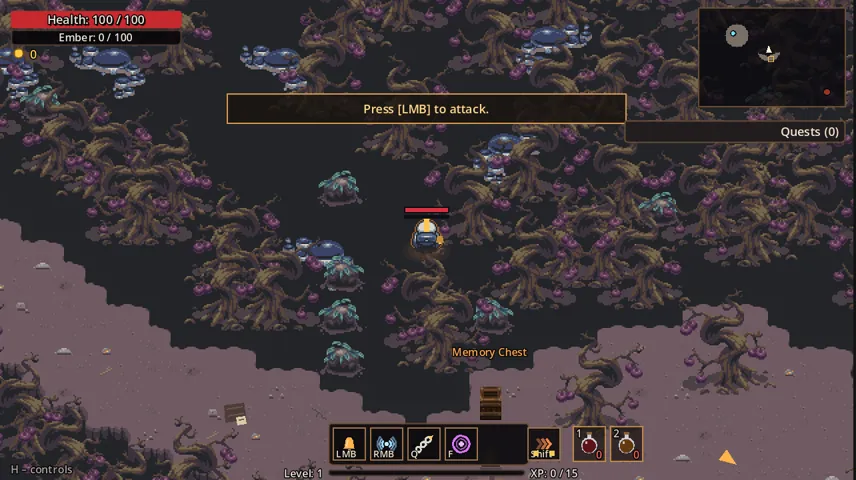 The forest before and after the Roadkeeper falls: before